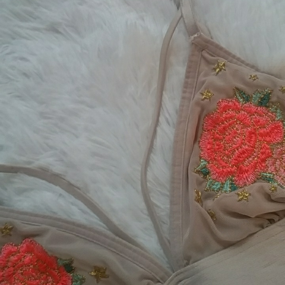 Victoria's Secret PINK Floral Applique Bralette